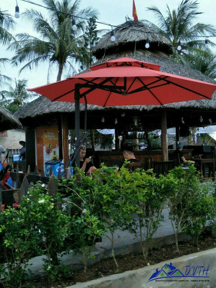 Ô dù che nắng tại Điện Biên